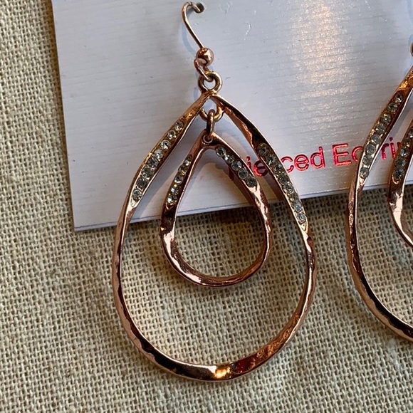 Park Lane belle earrings in rose gold - Picture 2 of 6